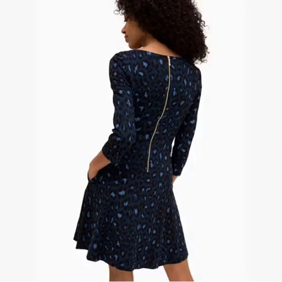 Kate Spade New York Broome Street Leopard Ponte Dress Size 12 - Picture 2 of 8